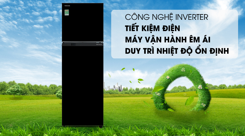 Công nghệ Inverter - Tủ lạnh Toshiba Inverter 253 lít GR-B31VU UKG