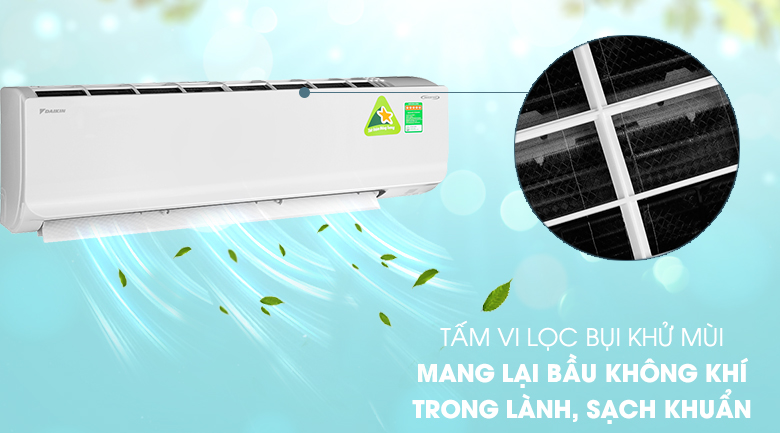 Tấm vi lọc bụi - Máy lạnh 2 chiều Daikin Inverter 2.5 HP FTHF60RVMV