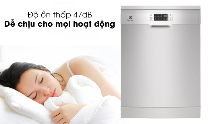 Độ ồn thấp, đem đến sự hài lòng nhất đến người dùng - Máy rửa bát Electrolux ESF5512LOX 1950W