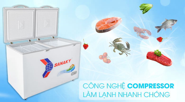 Tủ đông Sanaky 410 lít VH 5699HY