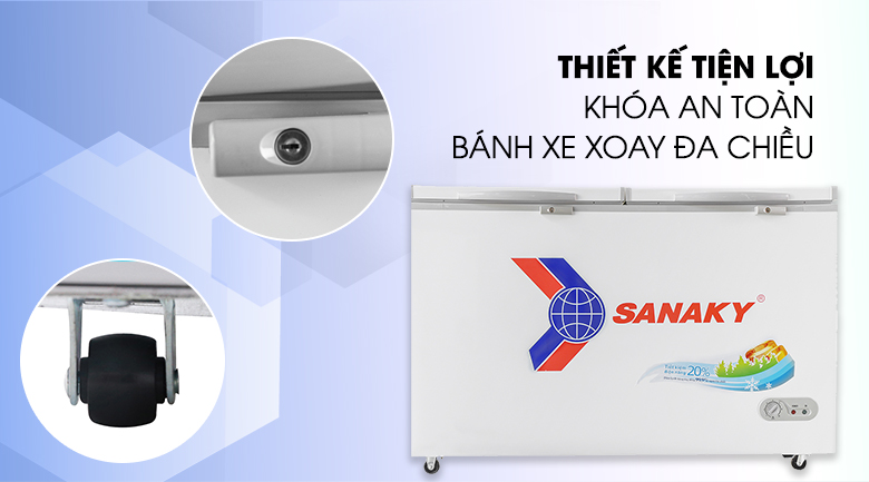 Tủ đông Sanaky 410 lít VH 5699HY