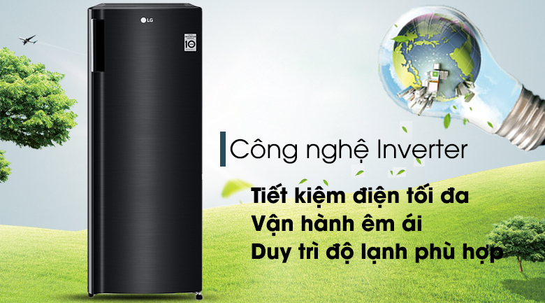 Tủ đông LG Inverter 165 lít GN-F304WB