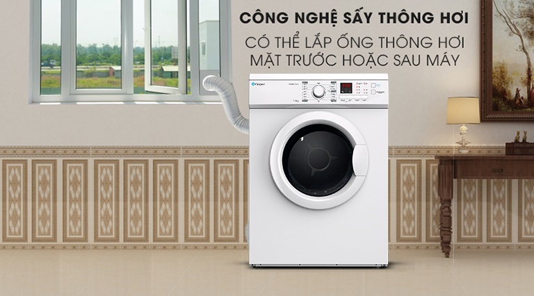 Máy Sấy Quần Áo Casper 7.2Kg TD-72VWD