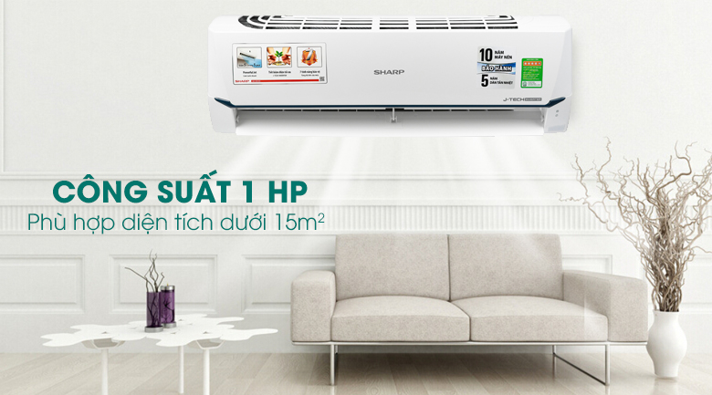 Máy lạnh Sharp Inverter 1.0 HP AH-X10ZW