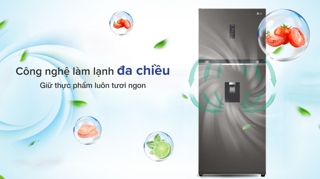 Tủ lạnh LG Inverter 394 lít GN-D392BLA