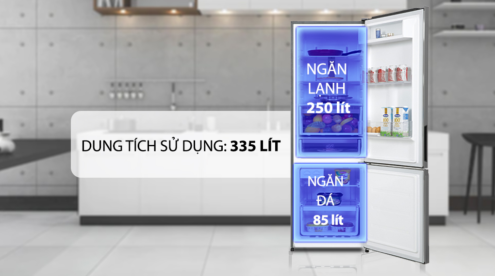 Tủ lạnh Electrolux Inverter 335 Lít EBB3702K-A