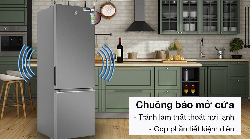 Tủ lạnh Electrolux Inverter 335 Lít EBB3702K-A