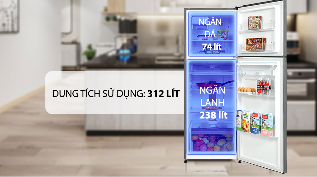 Tủ lạnh Electrolux Inverter 312 Lít ETB3440K-A