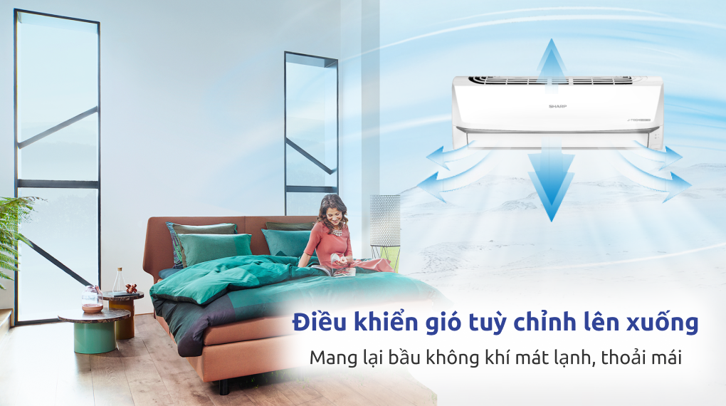 Điều hòa Sharp Inverter 9000 BTU AH-X10ZEW