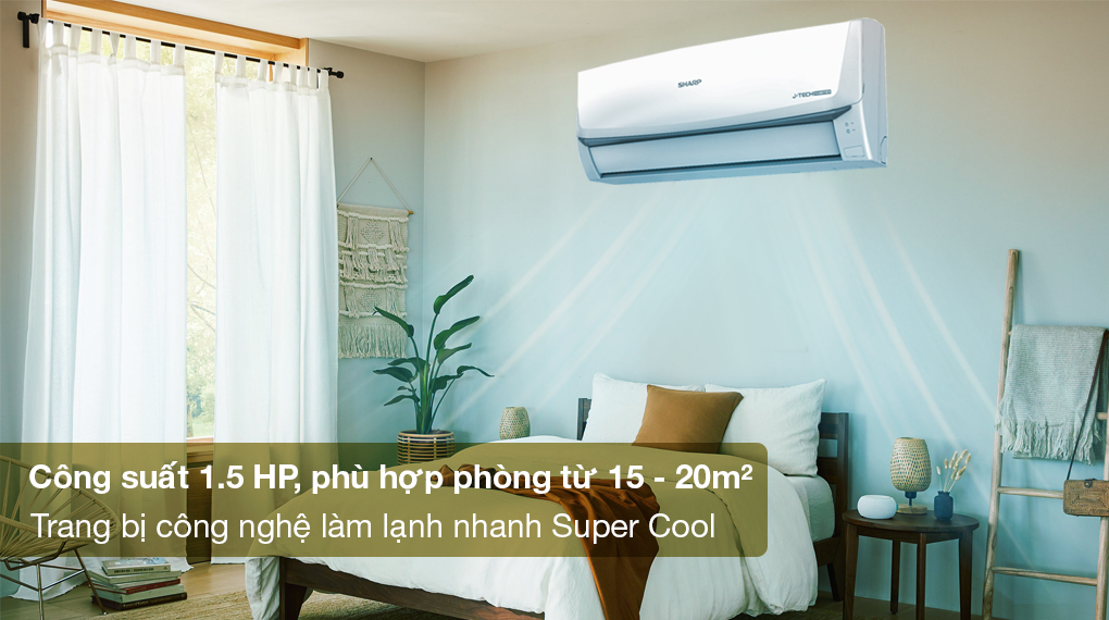 Điều hòa Sharp Inverter 12000 BTU AH-X13ZEW