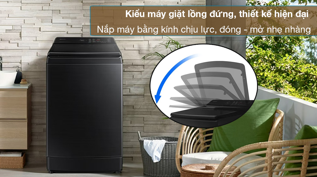 Máy giặt Samsung Inverter 14 kg WA14CG5745BVSV