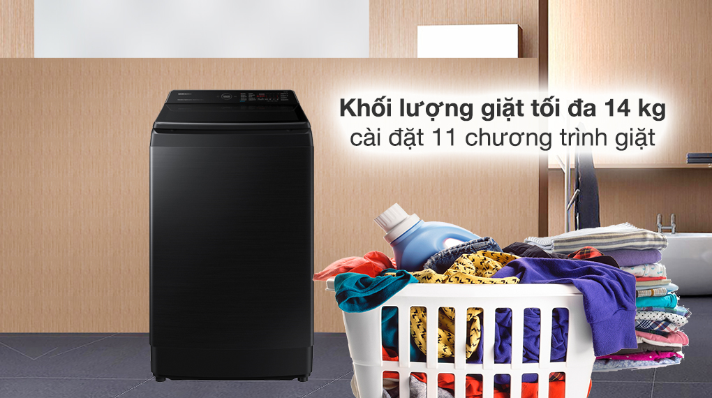 Máy giặt Samsung Inverter 14 kg WA14CG5886BVSV