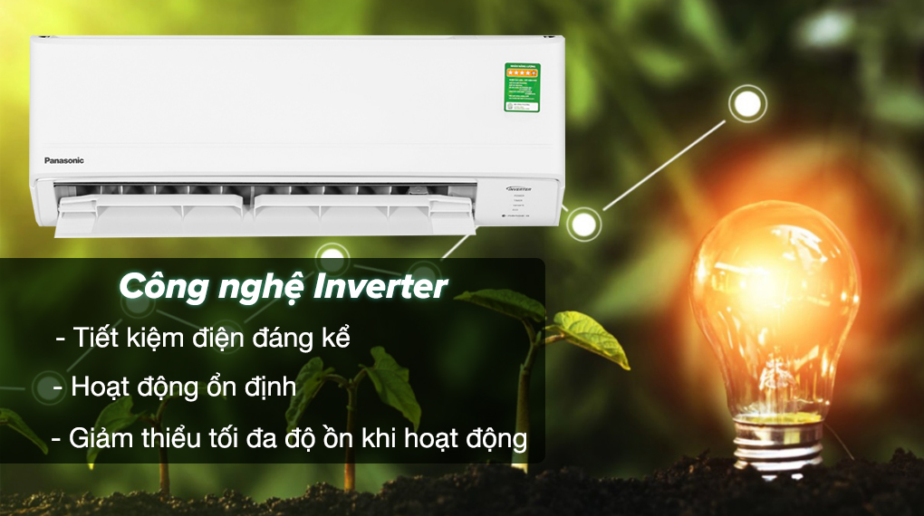 Điều hòa Panasonic Inverter 9000 BTU 1 chiều CU/CS-PU9ZKH-8M gas R-32