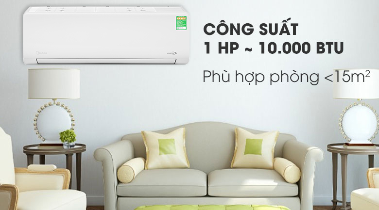 Điều hòa MDV Inverter 9000 BTU 1 chiều MDVG-10CRDN8 gas R-32