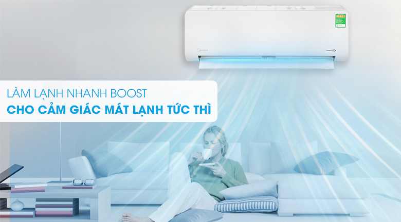 Điều hòa MDV Inverter 9000 BTU 1 chiều MDVG-10CRDN8 gas R-32