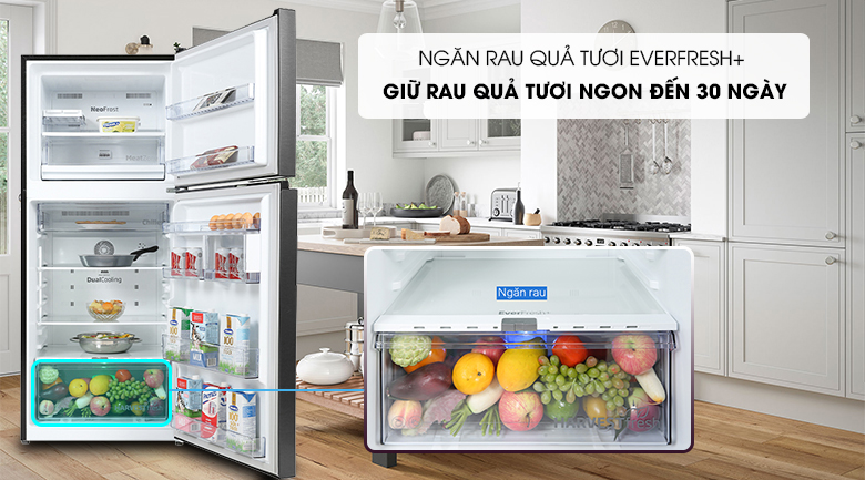 Tủ lạnh Beko Inverter 340 lít RDNT371E50VZK