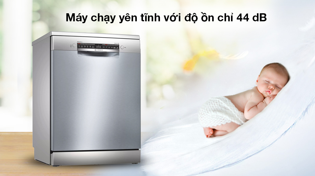 Máy rửa bát độc lập 14 bộ Bosch SMS4HCI48E