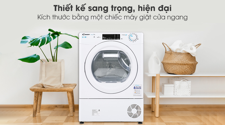 Máy sấy quần áo Candy CSO C10TE-S - 10kg